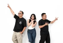 Dodhy Kangen Band bersama personel Setengah 12 saat memperkenalkan proyek musik baru
