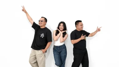 Dodhy Kangen Band bersama personel Setengah 12 saat memperkenalkan proyek musik baru