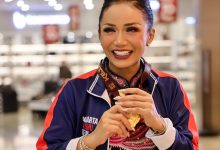 Kris Dayanti meraih juara 1 Shanzi Group E Female di Kejurnas Wushu Kungfu 2026